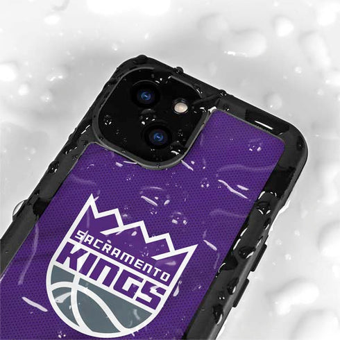 NBA Sacramento Kings Jersey iPhone 15 Plus Waterproof Case