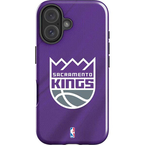 NBA Sacramento Kings Jersey iPhone 16 Plus Impact Case
