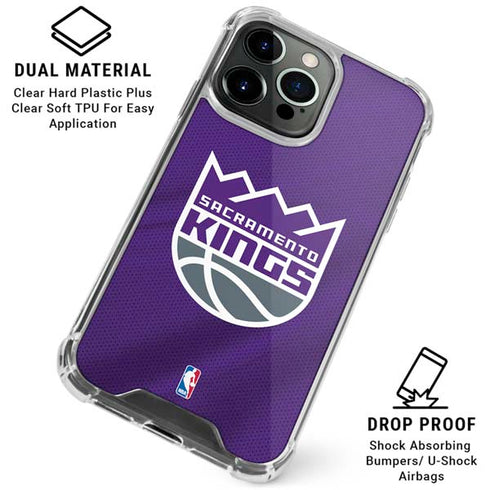 NBA Sacramento Kings Jersey iPhone 16 Pro Clear Case