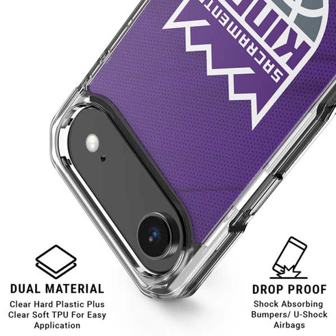 NBA Sacramento Kings Jersey iPhone 17 Air Clear Case
