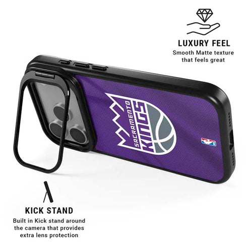 NBA Sacramento Kings Jersey iPhone 17 Pro Kickstand Case