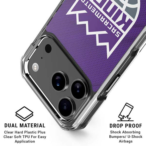 NBA Sacramento Kings Jersey iPhone 18 Pro Clear Case