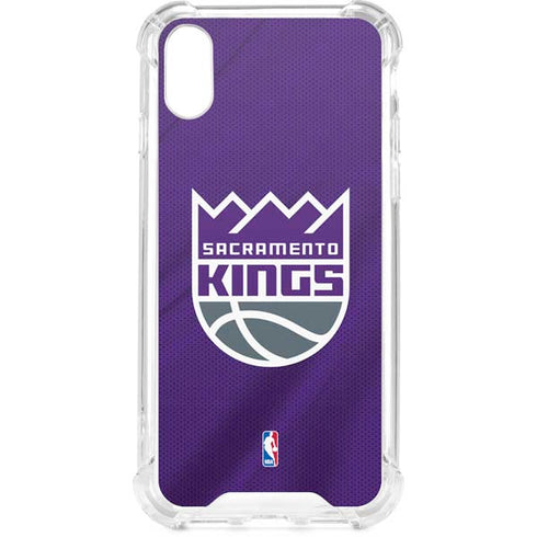 NBA Sacramento Kings Jersey iPhone XS Clear Case