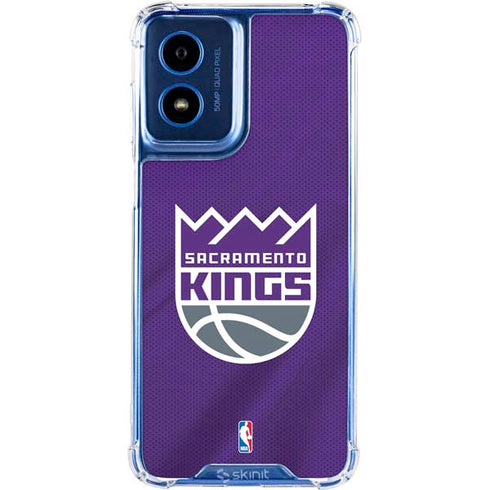 NBA Sacramento Kings Jersey Moto G 5G (2024) Clear Case