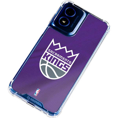 NBA Sacramento Kings Jersey Moto G 5G (2024) Clear Case