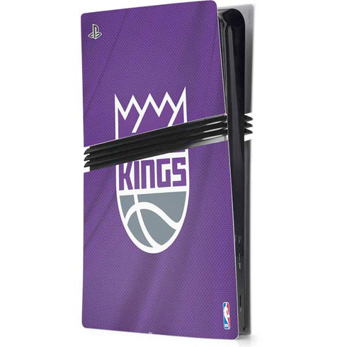 NBA Sacramento Kings Jersey PS5 Pro Console Skin