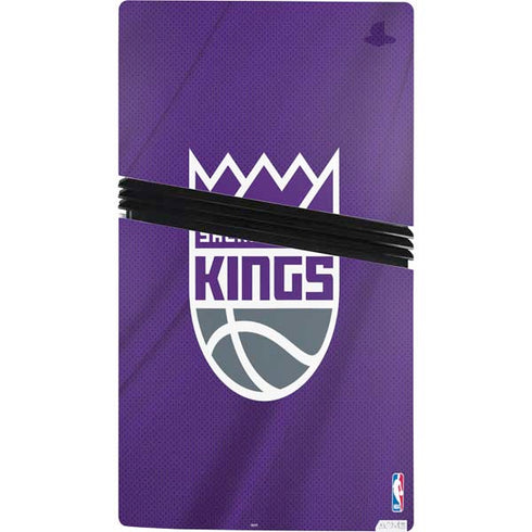 NBA Sacramento Kings Jersey PS5 Pro Console Skin