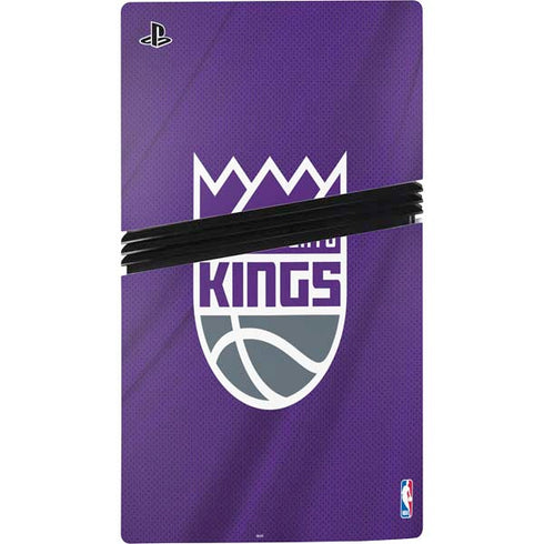 NBA Sacramento Kings Jersey PS5 Pro Disk Console Skin