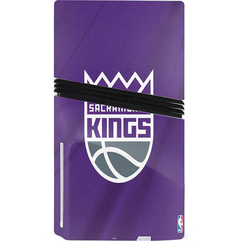 NBA Sacramento Kings Jersey PS5 Pro Disk Console Skin