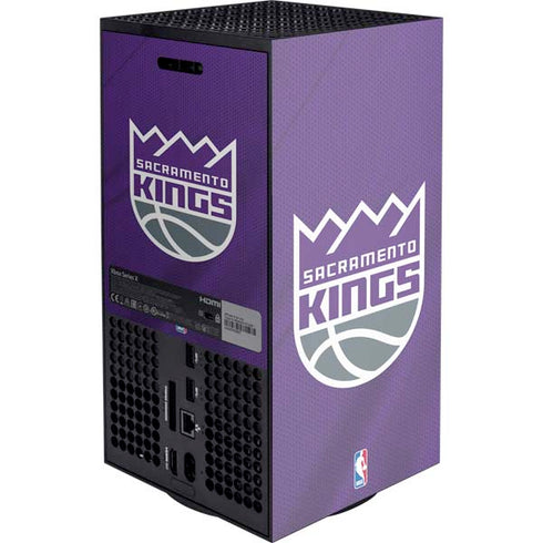 NBA Sacramento Kings Jersey XBox Series X Digital Edition Console Skin