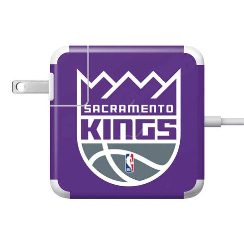 NBA Sacramento Kings Large Logo 85W Power Adapter (15 and 17 inch MacBook Pro Charger) Skin
