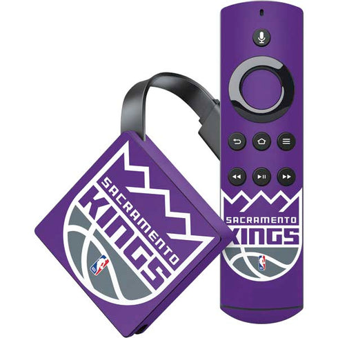 NBA Sacramento Kings Large Logo Amazon Fire TV Skin