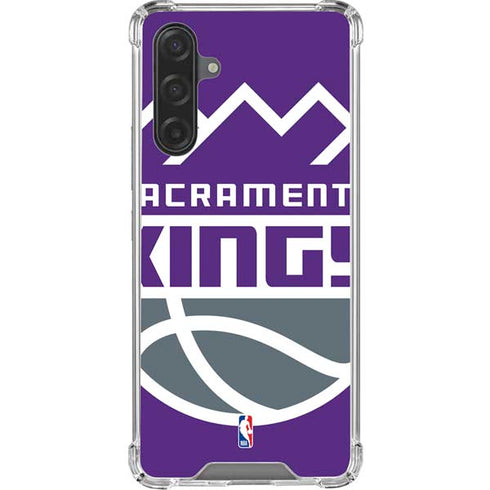 NBA Sacramento Kings Large Logo Galaxy A17 Clear Case