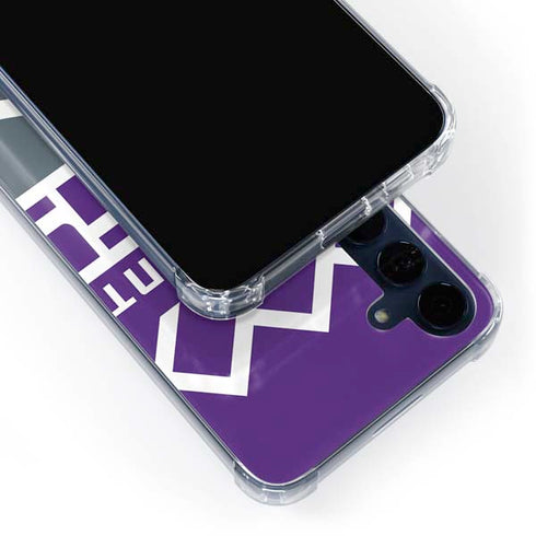 NBA Sacramento Kings Large Logo Galaxy A55 5G Clear Case
