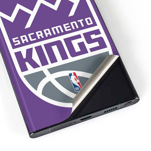 NBA Sacramento Kings Large Logo Galaxy Skins