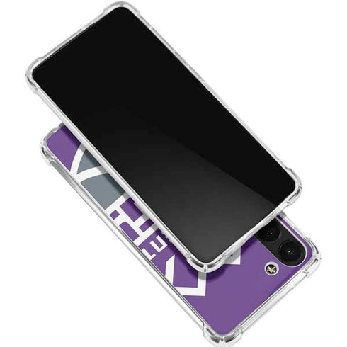 NBA Sacramento Kings Large Logo Galaxy S24 FE Clear Case