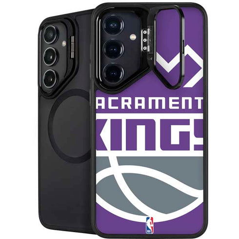 NBA Sacramento Kings Large Logo Galaxy S25 Kickstand Case