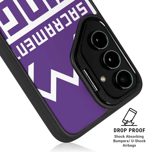 NBA Sacramento Kings Large Logo Galaxy S25 Kickstand Case