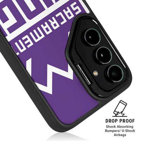 NBA Sacramento Kings Large Logo Galaxy S25 Plus Kickstand Case