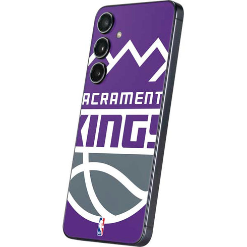 NBA Sacramento Kings Large Logo Galaxy S25 Skin