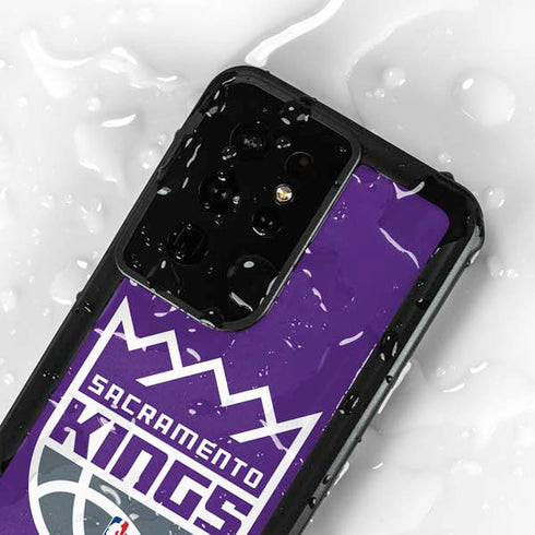 NBA Sacramento Kings Large Logo Galaxy S24 Ultra Waterproof Case