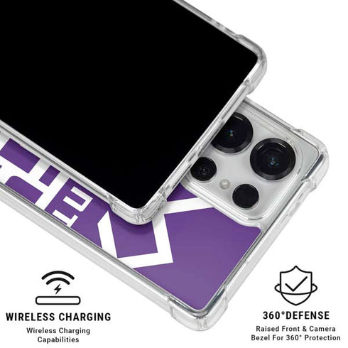 NBA Sacramento Kings Large Logo Galaxy S25 Ultra Clear Case