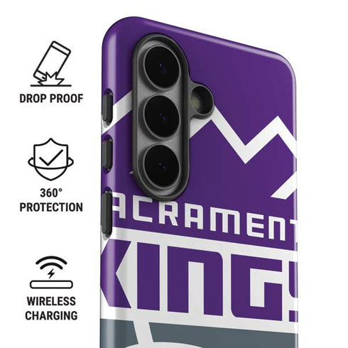 NBA Sacramento Kings Large Logo Galaxy S26 Impact Case