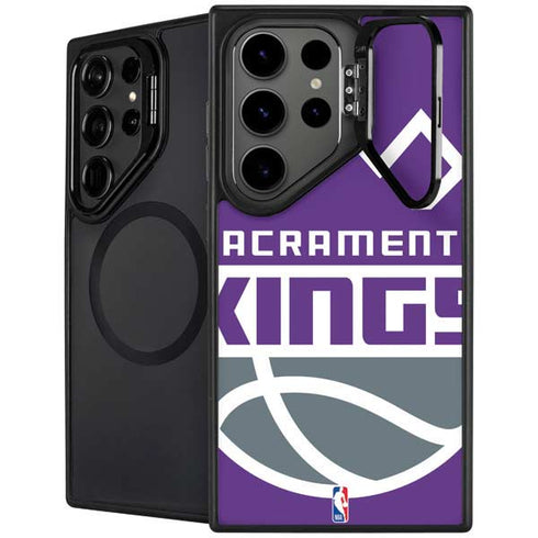 NBA Sacramento Kings Large Logo Galaxy S26 Ultra Kickstand Case