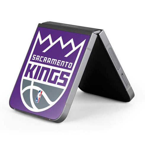 NBA Sacramento Kings Large Logo Galaxy Z Flip6 Skin