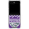 NBA Sacramento Kings Large Logo Galaxy Z Flip6 Clear Case