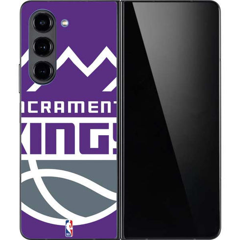 NBA Sacramento Kings Large Logo Galaxy Z Fold5 5G Skin