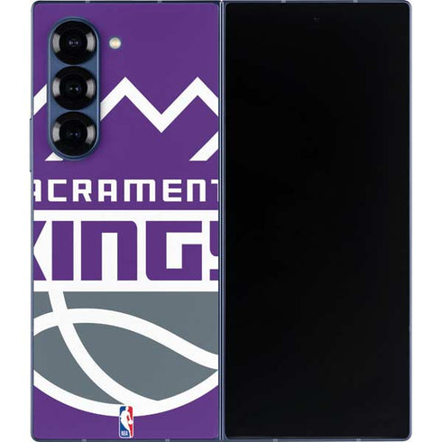 NBA Sacramento Kings Large Logo Galaxy Z Fold6 Skin