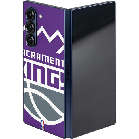 NBA Sacramento Kings Large Logo Galaxy Z Fold6 Skin