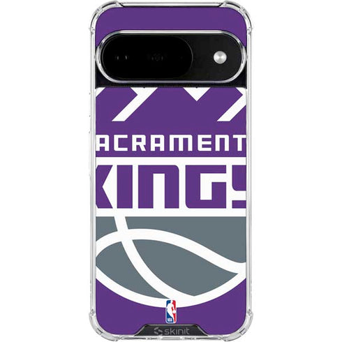 NBA Sacramento Kings Large Logo Google Pixel 10 Clear Case