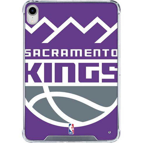 NBA Sacramento Kings Large Logo iPad 11th Gen (2025) Clear Case