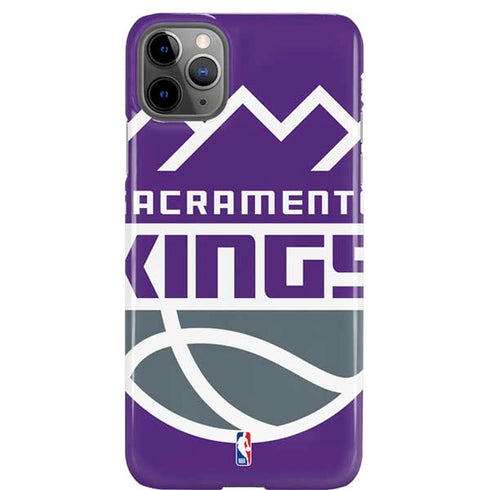 NBA Sacramento Kings Large Logo iPhone Cases