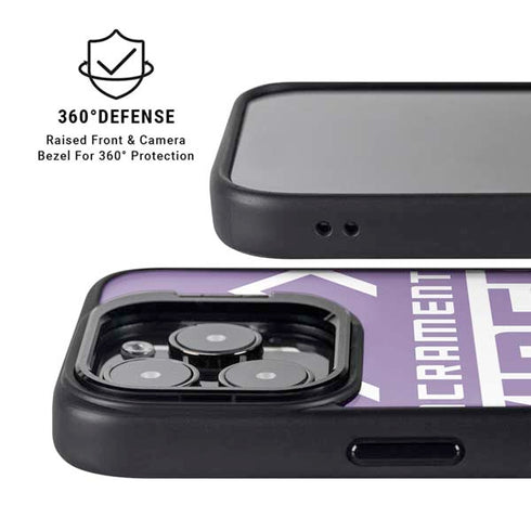 NBA Sacramento Kings Large Logo iPhone 13 Pro Kickstand Case