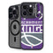 NBA Sacramento Kings Large Logo iPhone 14 Pro Max Kickstand Case