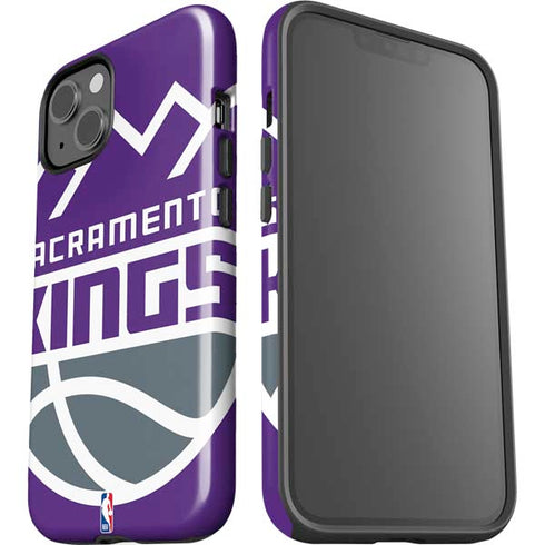 NBA Sacramento Kings Large Logo iPhone 15 Impact Case