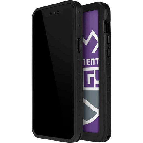 NBA Sacramento Kings Large Logo iPhone 15 Plus Waterproof Case