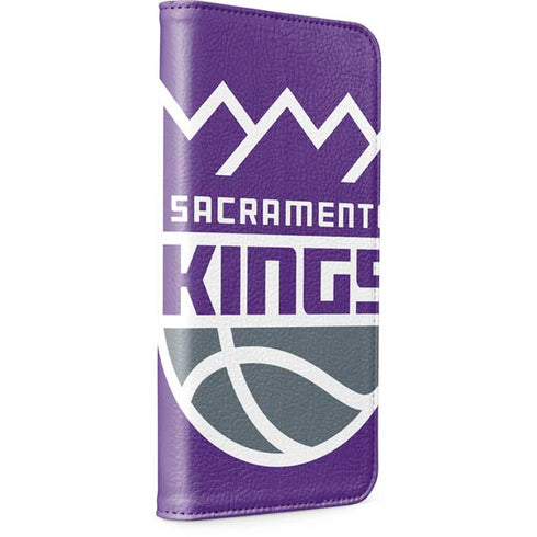 NBA Sacramento Kings Large Logo iPhone 15 Pro Folio Case