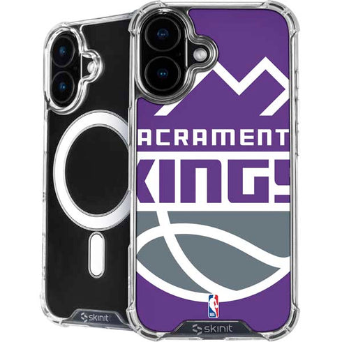 NBA Sacramento Kings Large Logo iPhone 16 MagSafe Case
