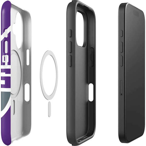 NBA Sacramento Kings Large Logo iPhone 16 Plus Magsafe Impact Case