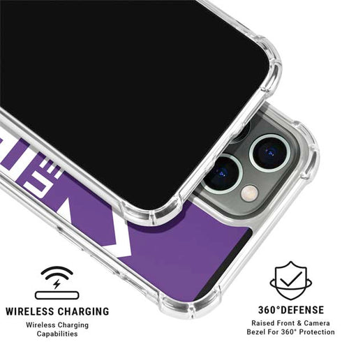NBA Sacramento Kings Large Logo iPhone 16 Pro Max Clear Case