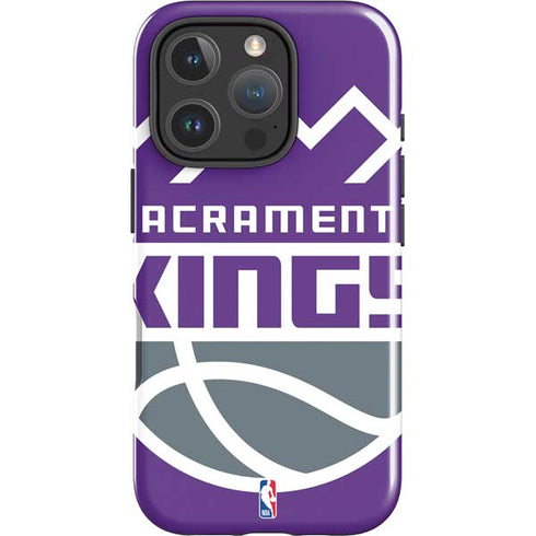 NBA Sacramento Kings Large Logo iPhone 16 Pro Max Impact Case