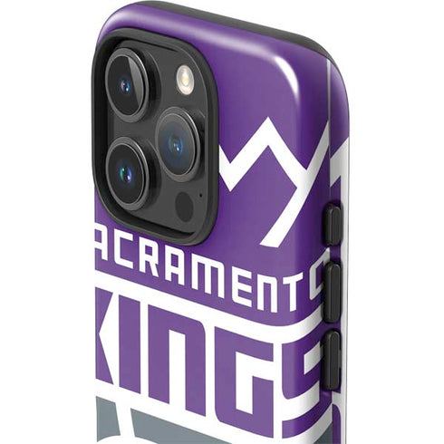NBA Sacramento Kings Large Logo iPhone 16 Pro Max Impact Case