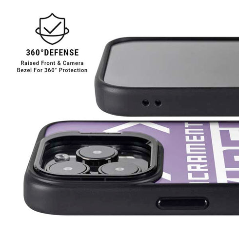 NBA Sacramento Kings Large Logo iPhone 16 Pro Max Kickstand Case