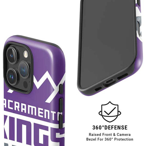 NBA Sacramento Kings Large Logo iPhone 16 Pro Max Magsafe Impact Case