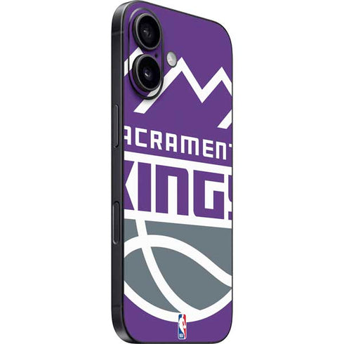 NBA Sacramento Kings Large Logo iPhone 16 Skin