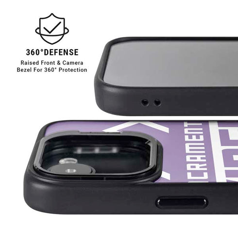NBA Sacramento Kings Large Logo iPhone 16e Kickstand Case